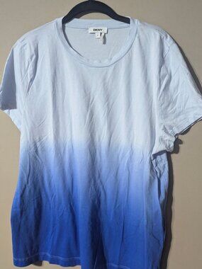 DKNY ombre tee shirt XL